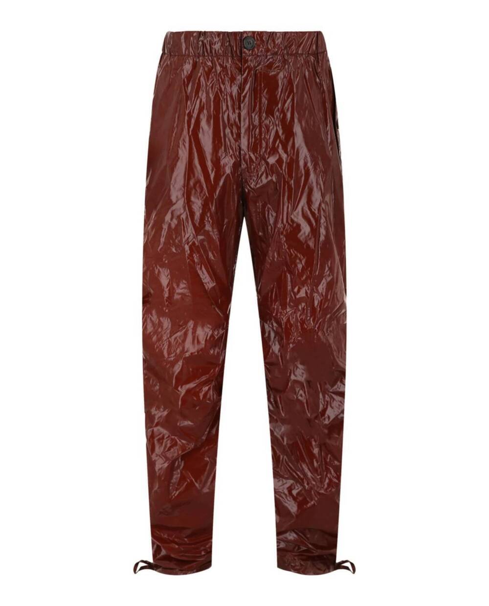 NEW SALVATORE FERRAGAMO men's heat-sensitive pants in brown